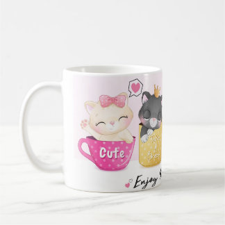 Mug Musique avec chat doux