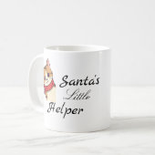 Mug Musique avec conception de chat Noël (Devant gauche)
