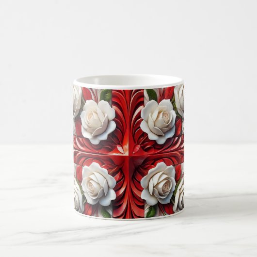 Mug Musique avec design Rose anglais (Centre)