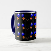 Mug Musique avec sourire (Devant gauche)