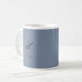 Mug Musique avec Virgo Zodiac Constellation (Devant gauche)
