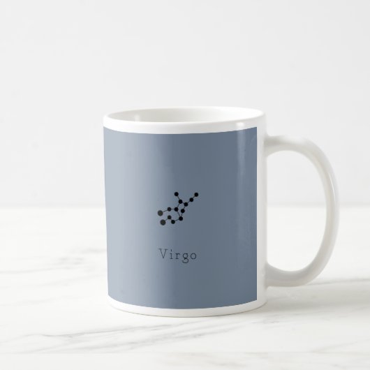 Mug Musique avec Virgo Zodiac Constellation (Droite)