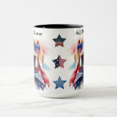 Mug Musique Beagle personnalisée (Centre)