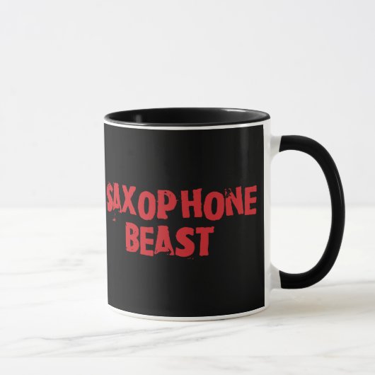 Mug Musique bête saxophone (Droite)