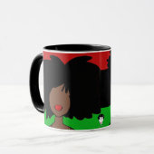 Mug Musique "Black Power Couple" (Devant gauche)