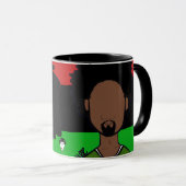 Mug Musique "Black Power Couple" (Devant droit)