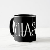 Mug Musique blanche de Natascha (Devant gauche)