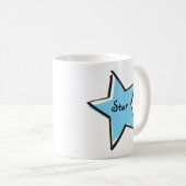 Mug Musique bleu clair (Devant droit)