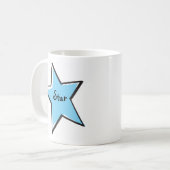 Mug Musique bleu clair (Devant gauche)