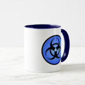 Mug Musique bleue (Devant droit)