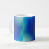 Mug Musique bleue à turquoise (Devant gauche)