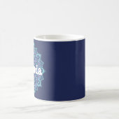 Mug Musique bleue de Mandala (Centre)