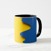 Mug Musique bleue et jaune (Devant droit)