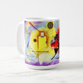 Mug Musique bleue jaune Kandinsky (Devant gauche)