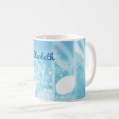 Mug Musique bleue personnalisée (Devant droit)