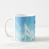 Mug Musique bleue personnalisée (Gauche)