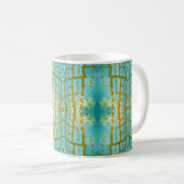 Mug Musique bleue Turquoise (Devant droit)