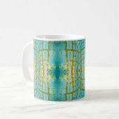 Mug Musique bleue Turquoise (Devant gauche)