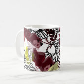 Mug Musique bohème en fleurs (Devant gauche)