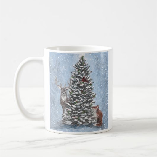 Mug Musique boisée d'hiver (Gauche)