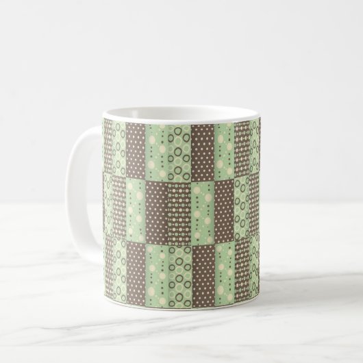 Mug Musique Brown verte (Devant gauche)