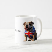 Mug Musique Bulldog (Devant droit)
