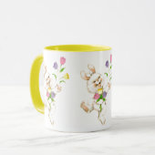 Mug Musique Bunny de Pâques (Devant gauche)