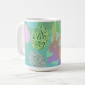 Mug Musique Bunny Pastels de Pâques (Devant gauche)