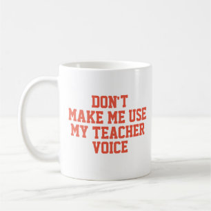 Mug Musique cadeau enseignant Drôle Citation Slogan
