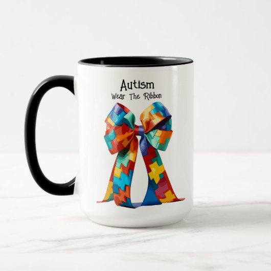 Mug Musique café autiste (Gauche)