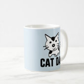 MUG MUSIQUE CAFÉ CAT DAD (Devant droit)