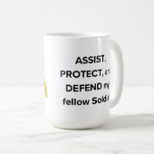 Mug Musique café de l'armée (Devant droit)