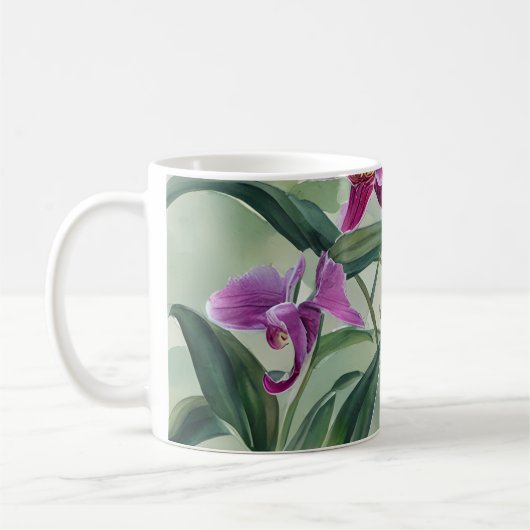 Mug Musique café orchidée (Gauche)