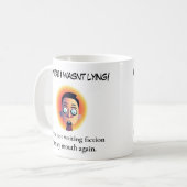 Mug Musique café Sarcastique (Devant gauche)