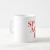 Mug Musique café spatial (Devant gauche)