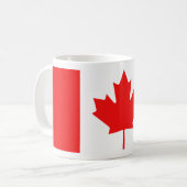 Mug Musique canadienne de feuille d'érable (Devant gauche)