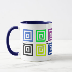 Mug Musique carré des spirales
