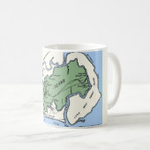 Mug Musique cartographique de l'île St Simons (Devant droit)