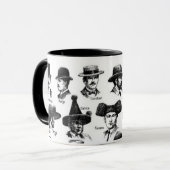 Mug Musique Casquette vintage (Devant gauche)