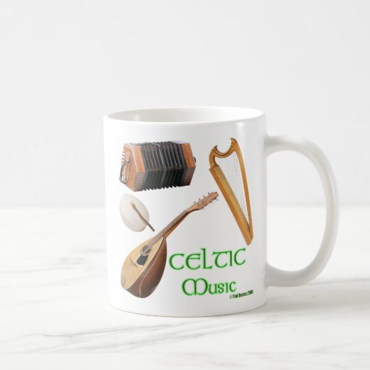 Mug Musique CELTIQUE, musique CELTIQUE (Droite)
