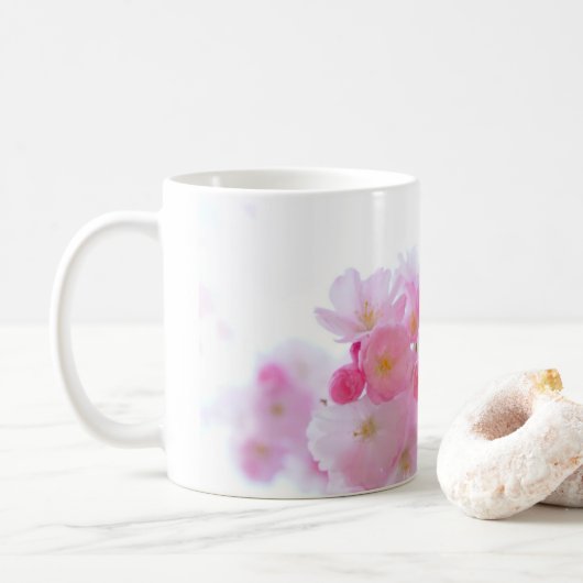 Mug Musique cerise en fleur (Avec donut)