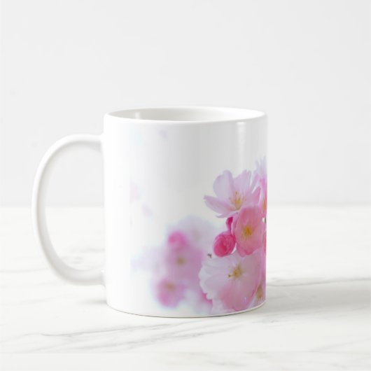 Mug Musique cerise en fleur (Gauche)