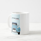 Mug Musique Citroen 2CV (Devant gauche)