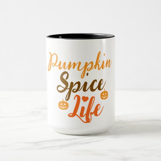 Mug Musique citrouille de vie épice (Centre)