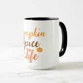 Mug Musique citrouille de vie épice (Devant droit)