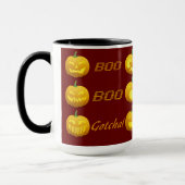 Mug Musique Citrouille d'Halloween (Gauche)