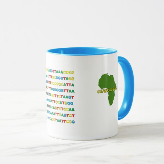 Mug Musique CODE GÉNÉTIQUE (Devant droit)