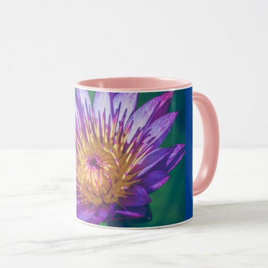 Mug Musique combo à fleurs (Devant droit)