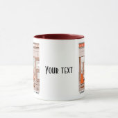 Mug Musique combo d'antiquités (Centre)