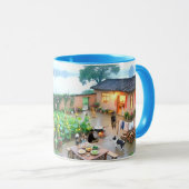 Mug Musique combo de conception 3D | Café et thé de ta (Devant droit)